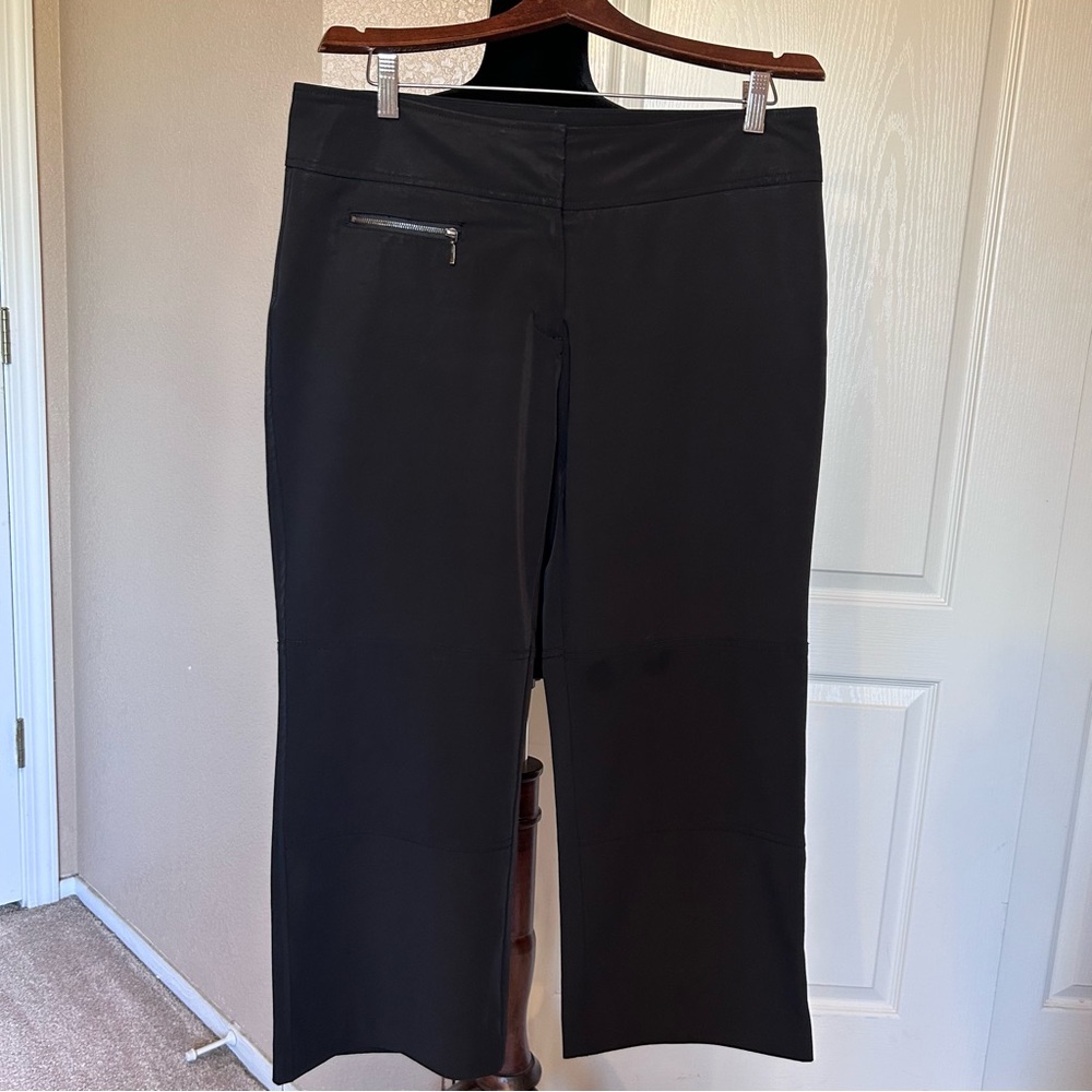 Express‎ Black Wide Leg Ankle Length Pants Size 12